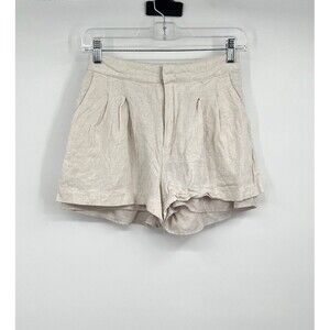 Peppermayo Womens SZ 2 Linen Blend Shorts Festival Hippie Boho Beach